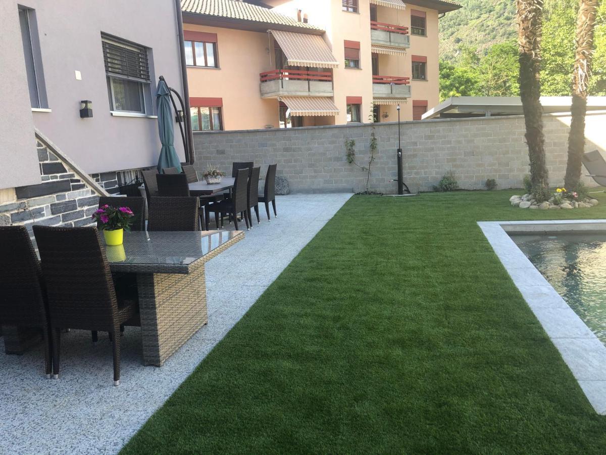 Miranda, Modern Duplex, Garden, Swimming Pool, Parking Apartment Losone Luaran gambar