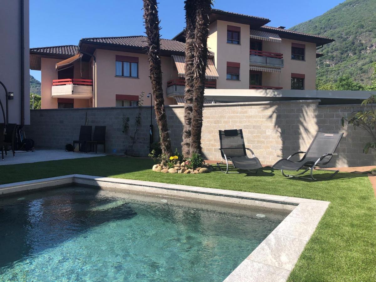 Miranda, Modern Duplex, Garden, Swimming Pool, Parking Apartment Losone Luaran gambar
